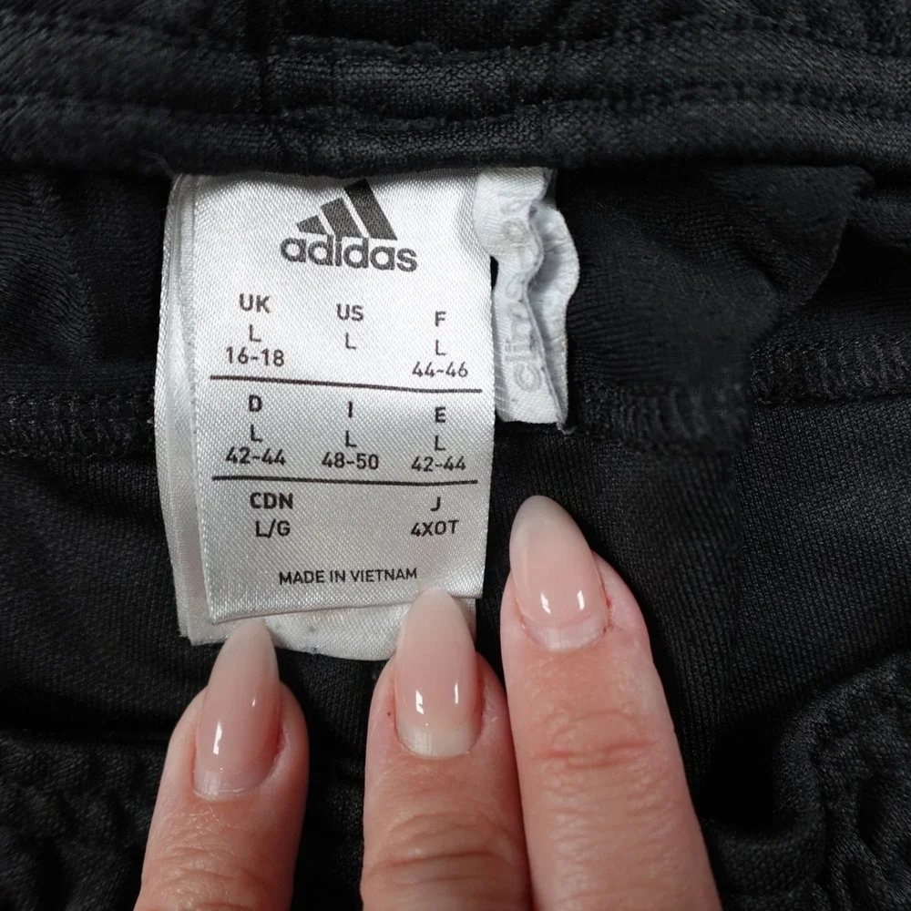 Adidas Pants Mens Large Black Tiro 17 Training Climacool Tapered Leg BK0350 Gym